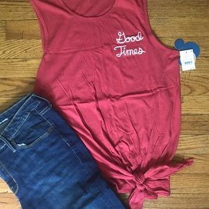 Red Disney Tank